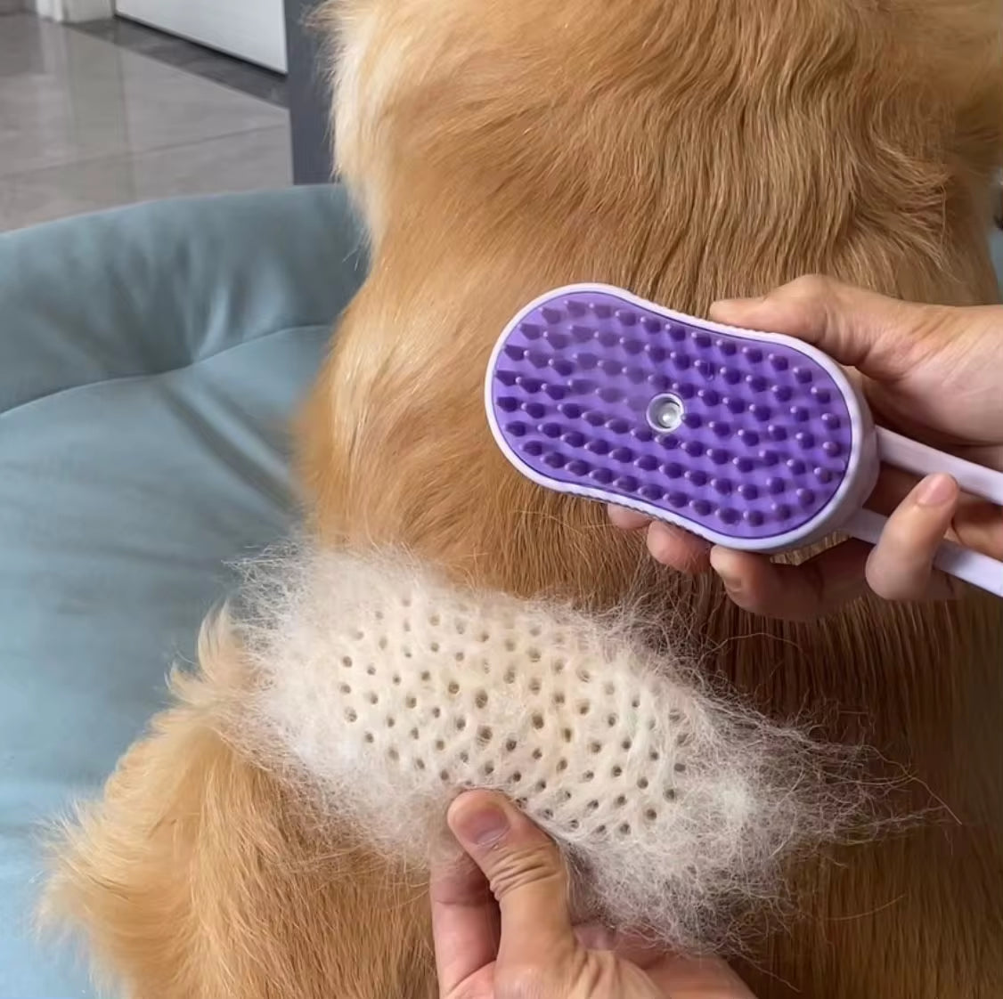 Rechargeable Pet Spray Comb – Anti-Static, Hair Removal & Massage Tool